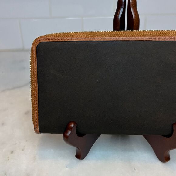 Michael Kors Nylon Leather Full Zip Continental Wallet - Picture 5 of 15